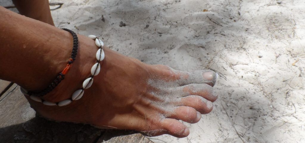 Barfuß Im Sand